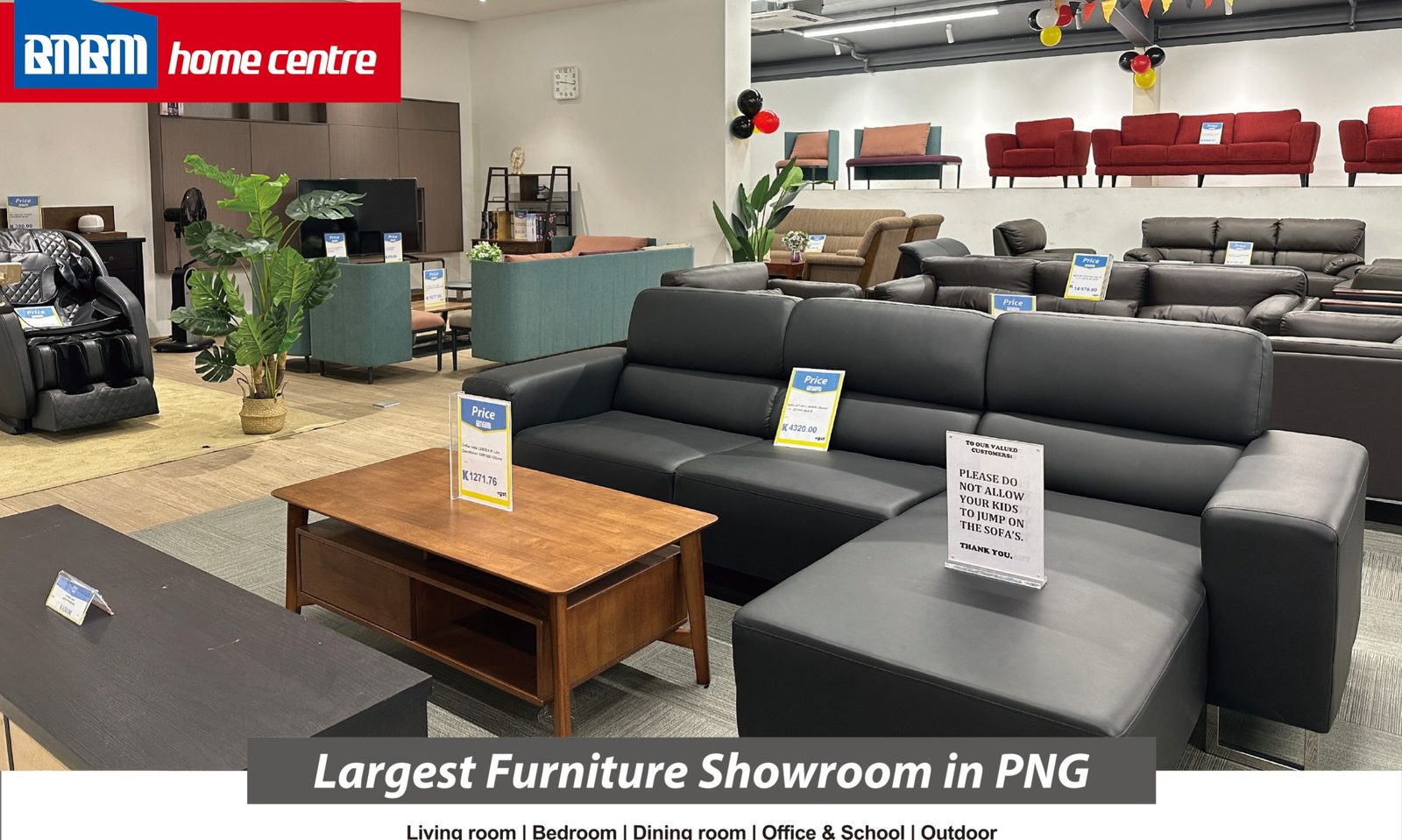 BNBM Home Centre furniture showroom