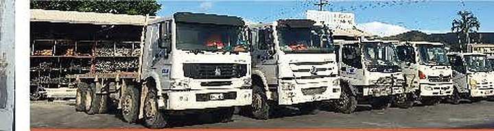 BNBM delivery trucks